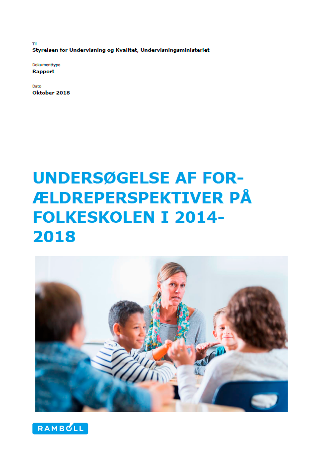 Undersøgelse Af Forældreperspektiver På Folkeskolen I 2014-2018 | Børne ...