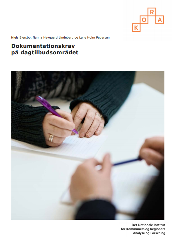 forside til rapporten dokumentationskrav til dagtilbudsområdet