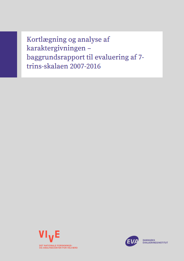 Rapportens forside med VIVE's logo og EVA's logo