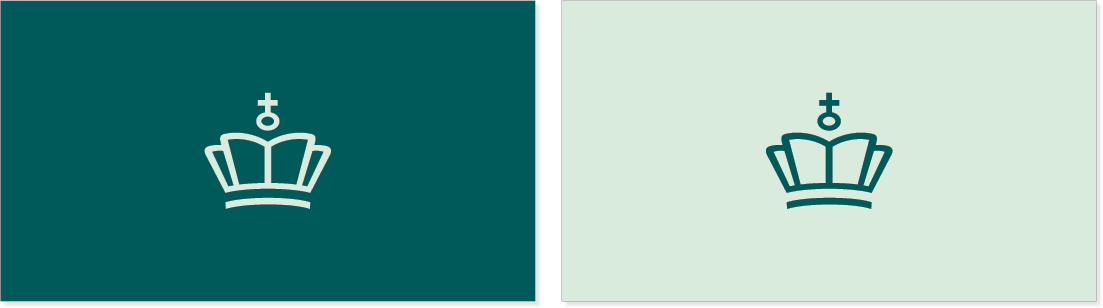 Billedet viser eksempler på, at afslutningssiderne i PowerPoint-skabelonen kan laves på forskellige måder.